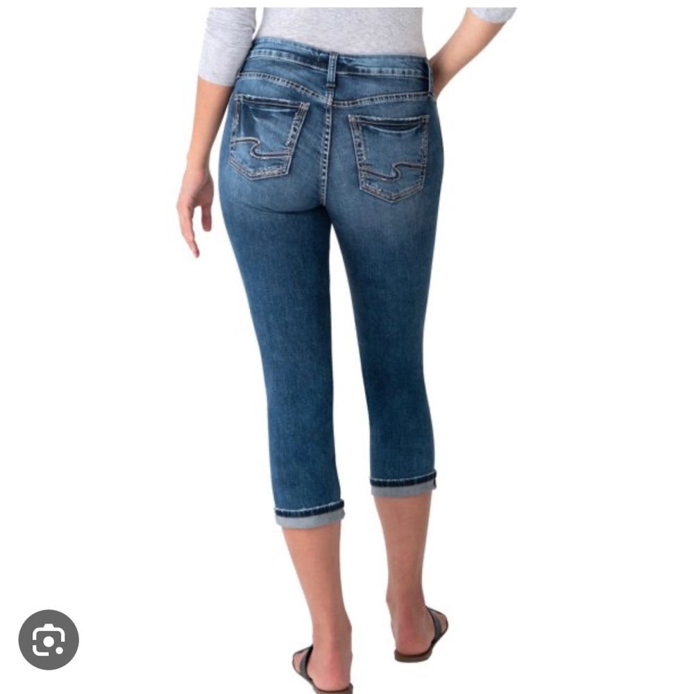Silver Tuesday Rose Capri Jeans Size 28